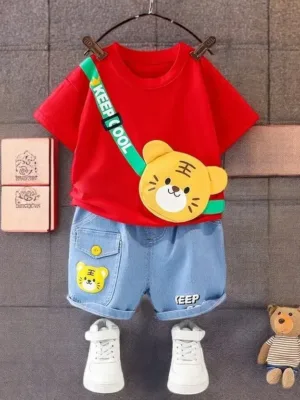 Baby Boys Casual T-shirt & Pant Set | Free Delivery