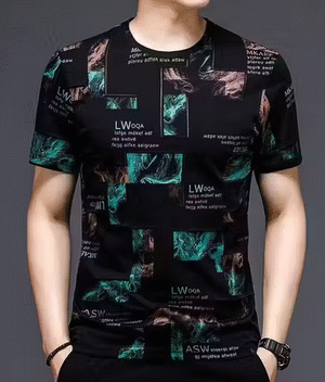 Best STI Men's Typography Regular Black Tshirts | Free Shipping
