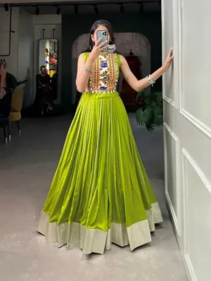 Elegant Skirt with Embroidered Sleeveless Top | Free Delivery