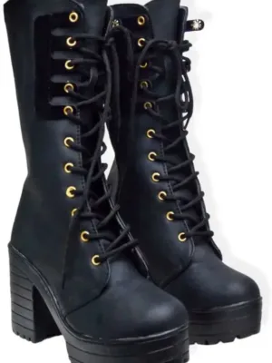 Black High Tigh Boots for women's | Free Delivery